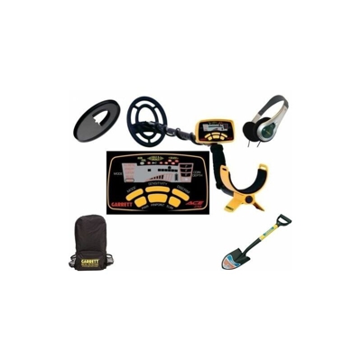 Metal detector garrett ace 250 + cuffie + piastra + pala draper + zaino garrett