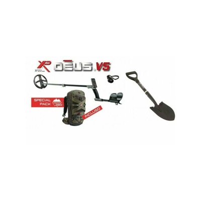 Xp xplorer metal detector deus - piastra 9 x35 - rc - ws4 - zaino - pala xt