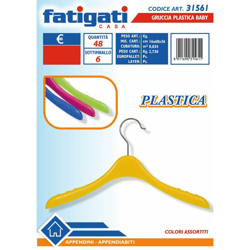 Stampella Plastica Baby Colori Assortiti - BIGHOUSE IT precio