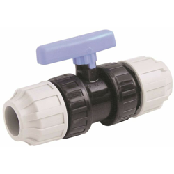 08336044 polipropilene-Valvola a sfera dritta, con 2 Viti, 32 mm - Stp Fittings características