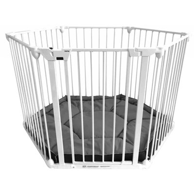 Cancelletto Sicurezza/Box 6-Panelli Modular Metallo Bianco 94023 - Noma