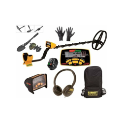 Metal detector garrett euro ace 350 + zaino cuffia copri pala guanti orologio características