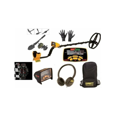 Garrett metal detector euro ace 350 + zaino cuffia copri pala guanti orologio gt