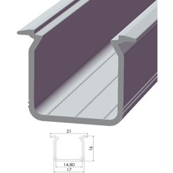 Greenice - Profilo Alluminio Genere ECO P05 1,00M | Laccato Bianca (LL-10-0660-10) características