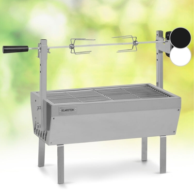 Sauenland Mini, Griglia con Girarrosto, 12kg max., Acciaio Inox, 4W - KLARSTEIN