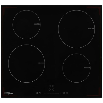 Piano Cottura a Induzione 4 Zone e Controlli Touch Vetro 7000 W - ASUPERMALL