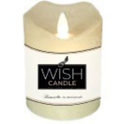 Candela Wish led H10x7,5 d cm Avorio - GIOCOPLAST en oferta