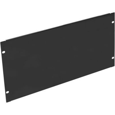 RackMatic - Pannello cieco 5U per armadio rack 19" Copertura in acciaio nero