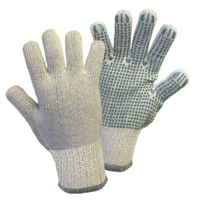 Guanto per giardinaggio Cotone Taglia: Dim. Uomini L+D Griffy Green Dot 1133SB 1 Paio/a