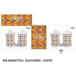 Bis Barattoli Ceramica Zucchero E Caffe' - BIGHOUSE IT precio