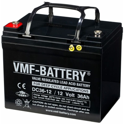 Batteria AGM a Ciclo Profondo 12 V 36 Ah DC36-12 - VMF