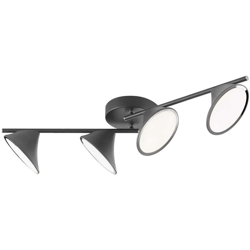 Lampada da Soffitto a LED Chara a 4 Lampadine Nera - Wofi características