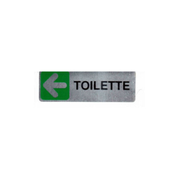 Etichetta Adesiva Segnaletica Targhetta Stickers Vari Modelli 13165V Toilette A Sinistra (20931) - MARCA características