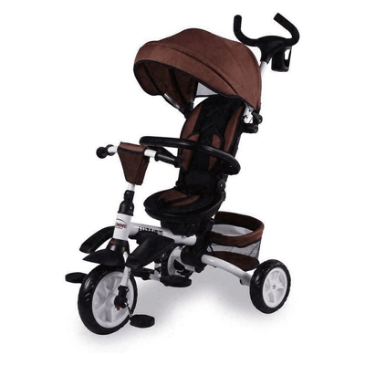 Triciclo Elite Bianco Passeggino - FALSE