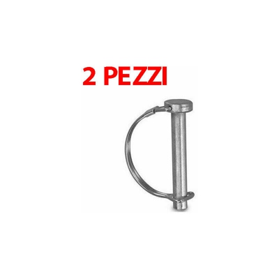Coppia 2 Pezzi Spinotto Spinotti Per Alberi Motozappa Da 25 A 34 Mm - MARCA