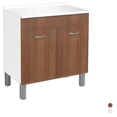 BASE MOD. PRATIKA cm 40 x 50 Bianco Sx - DH