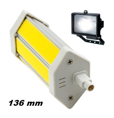J69 - LAMPADINA STRIP LED COB X FARO ALOGENO DA ESTERNO 10W 700 lm LUCE CALDA 3300K