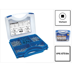 Pocket-Hole Assortimento di viti a foro, autofilettanti - 675 pezzi ( SK03 ) - Kreg características