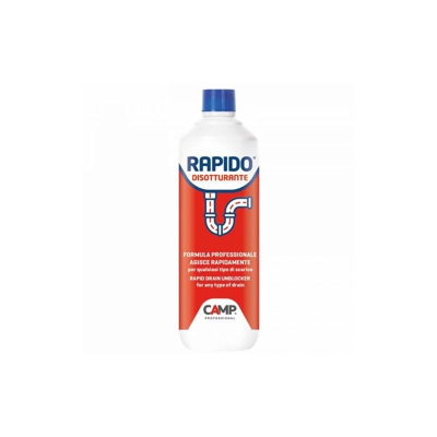 Camp - Disotturante disgorgante RAPIDO professionale liquido per scarichi 0,75 lt