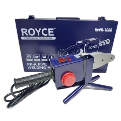 Saldatore polifusore 2500w per saldatura tubi plastica pvc pvdf 6 matrici rppr-2 - ROYCE