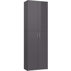 Vidaxl - Armadio per Ufficio Grigio Lucido 60x32x190 cm in Truciolato precio