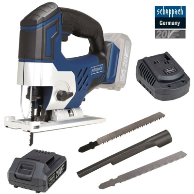 SEGHETTO ALTERNATIVO CON BATTERIA 20V 2.0Ah SCHEPPACH CJS254-20ProS