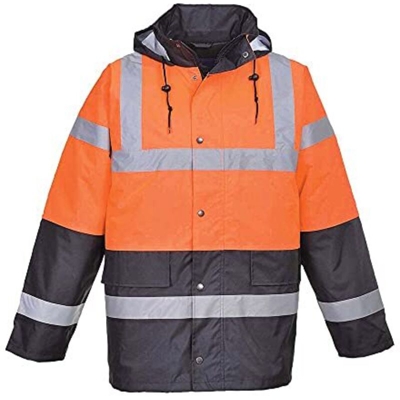 Giaccone ad alta visibilità imbottito arancio/navy, misura s - Portwest