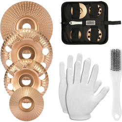 Asupermall - Lavorazione del legno Angolo di legno mola di levigatura intaglio Rotary strumento NO.45 abrasivo disco in acciaio per smerigliatrici en oferta