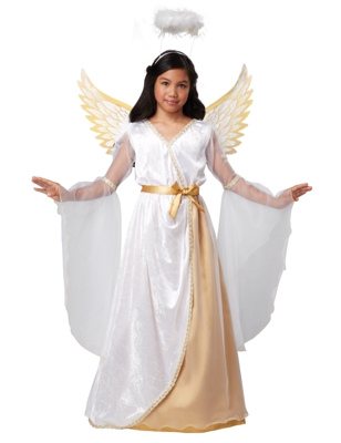 Costume angelo guardiano bambina