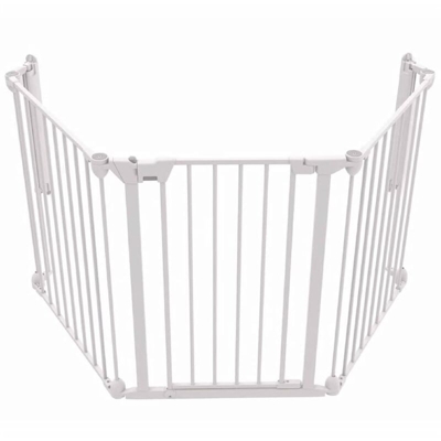 Cancelletto di Sicurezza a 3 Panelli Modular Metallo Bianco 94054 - Noma