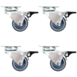 Ruote Girevoli Gemellate 12 pz 50 mm - VIDAXL en oferta