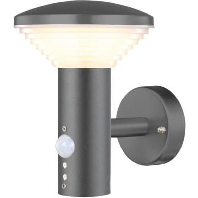 Luce LED Giardino a Parete Sensore PIR Bitburg 230 V LUX1704Z - Luxform