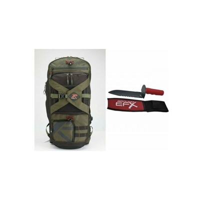 Xplorer zaino xp backpack 280 per uso metal detector + accessorio da scavo efx