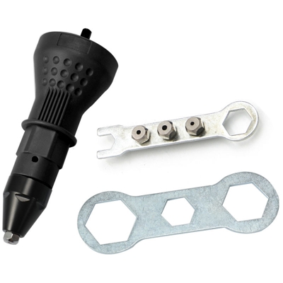 Accessori per rivetti elettrici neri - ASUPERMALL
