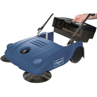 SPAZZATRICE MANUALE A RULLI E SCOPE LATERALI S700 LARGHEZZA AMPIA 70CM - Scheppach