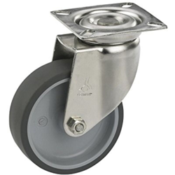 dörner + helmer 770160 Rulli per apparecchi con battistrada in TPE e cuscinetti a strisciamento en oferta