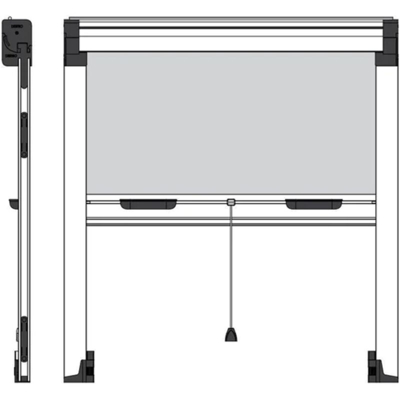 IRS - ZANZARIERA AVVOLGIBILE VERTICALE cm 120 x 250 avorio ral 1013