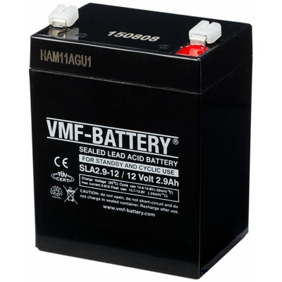 Batteria AGM Standby e a ciclo 12 V 2,9 Ah SLA2.9-12 - VMF