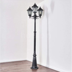 Lampione Lampioni Vienna 3 Luci Su Piantana Illuminazione Viale Esterno (20320) - GDLC precio