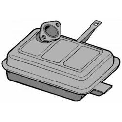 Silenziatore Marmitta Per Minarelli Motozappe Benassi Bl75 E Minarelli 125 - MARCA precio