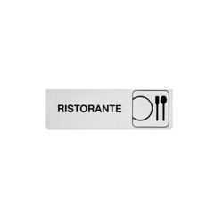 Etichetta Adesiva Segnaletica Targhetta Stickers Vari Modelli 13165V Ristorante (13182) - MARCA características