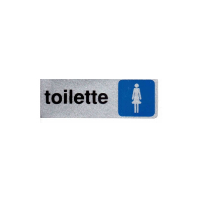 Etichetta Adesiva Segnaletica Targhetta Stickers Vari Modelli 13165V Wc Donne Toilette (18935) - MARCA