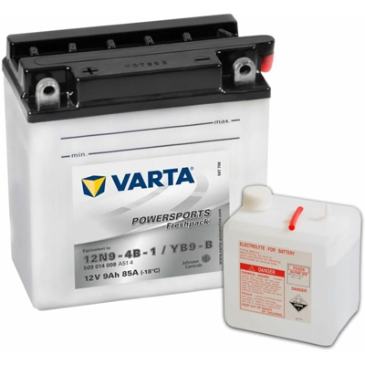 Batteria Moto Powersports FreshPack 12N9-4B-1 / YB9-B - Varta