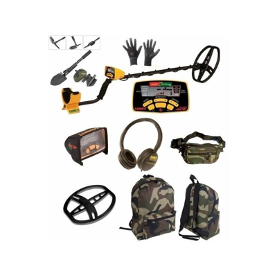 Metal detector garrett euro ace + zaino + cuffia + c.display +marsup. +c.piastra