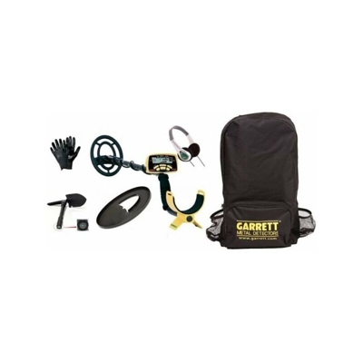 Metal detector garrett ace 250 +cuffie +piastra +mini pala +guanti + zaino nero