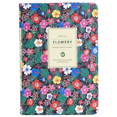 Belle notepad copertina in pelle multicolore 110 millimetri florido * 148 millimetri - ASUPERMALL
