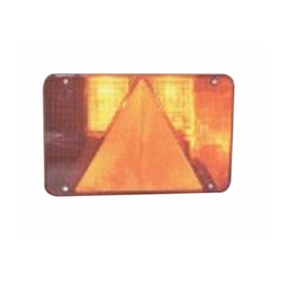 Luce posteriore destra a 5 funzioni + riflettore 220x140 mm - LEM SELECT