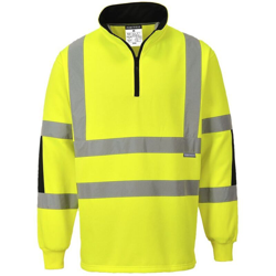 Felpa ad alta visibilità modello rugby gialla, misura xl - Portwest en oferta