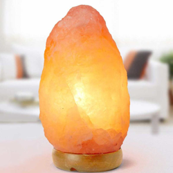 Bakaji - Lampada di Sale Himalaya Salgemma Grezza 700gr Luce LED da Tavolo a Batteria precio
