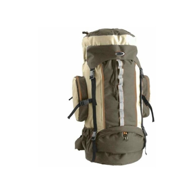 Senza Marca - Hannibal zaino 75 litri beige sacca cinghia regolabile x metal detector